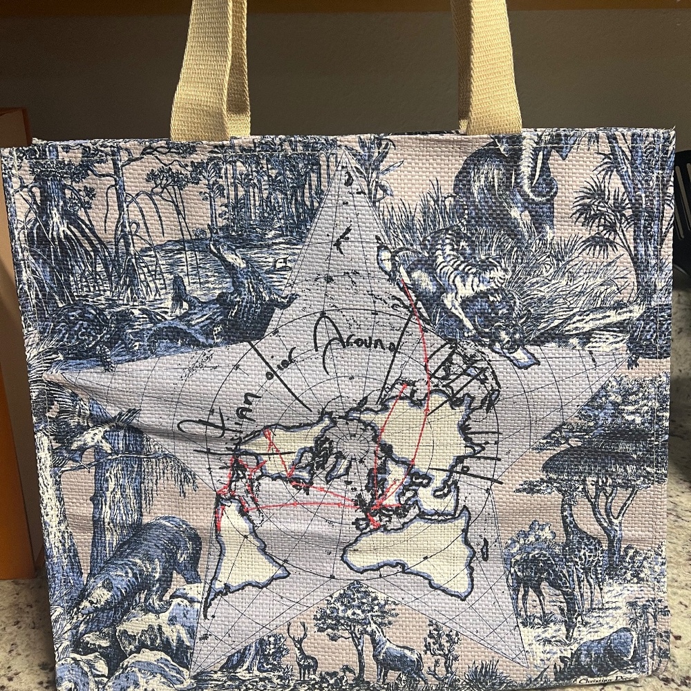 Dior Around the World Tote Bag